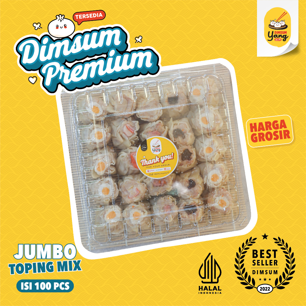 

Dimsum Ayam Premium Halal Frozen isi 100