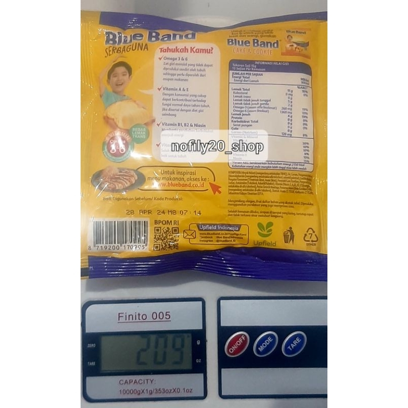 

Blueband margarine 200g serbaguna