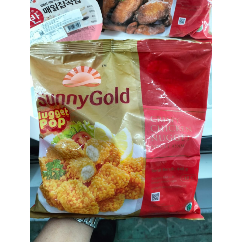 

sunny gold chicken crispy nughet pop 440gr