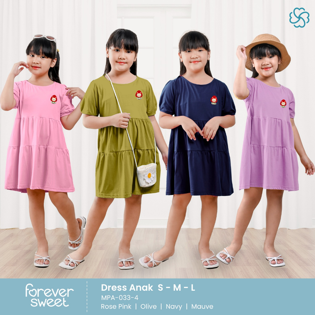 FOREVER SWEET Daster Anak Susun Cantik Halus Lembut(Daster Anak Forever Sweet)