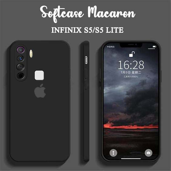 Softcase Macaron [UV01] Motif Logo For Infinix S5 Infinix S5 Lite - Case HP Infinix S5 Infinix S5 Li