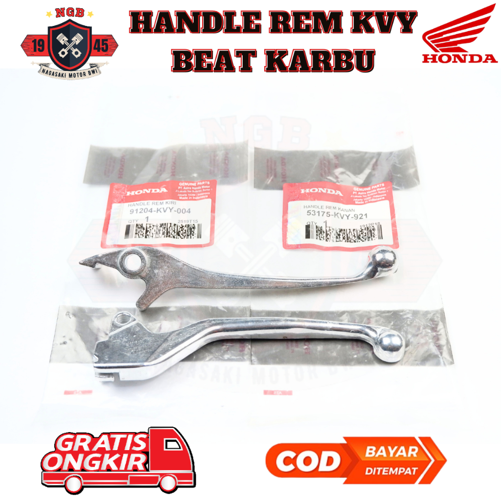 hendel motor beat - hendel rem beat karbu 1 set - Handle Rem Satu Set Kanan Kiri Honda Beat Karbu - 