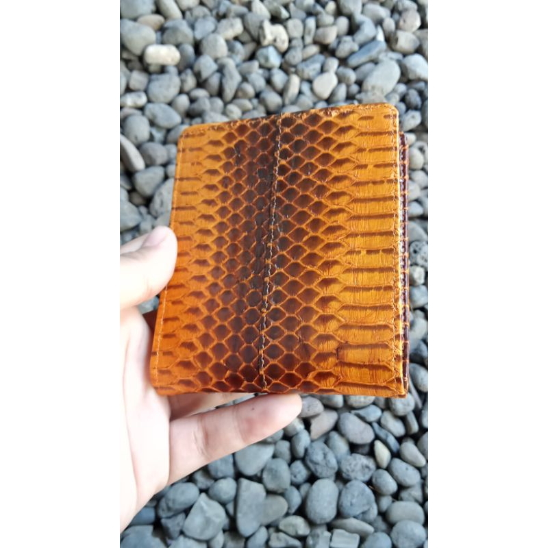 Dompet kulit ular asli