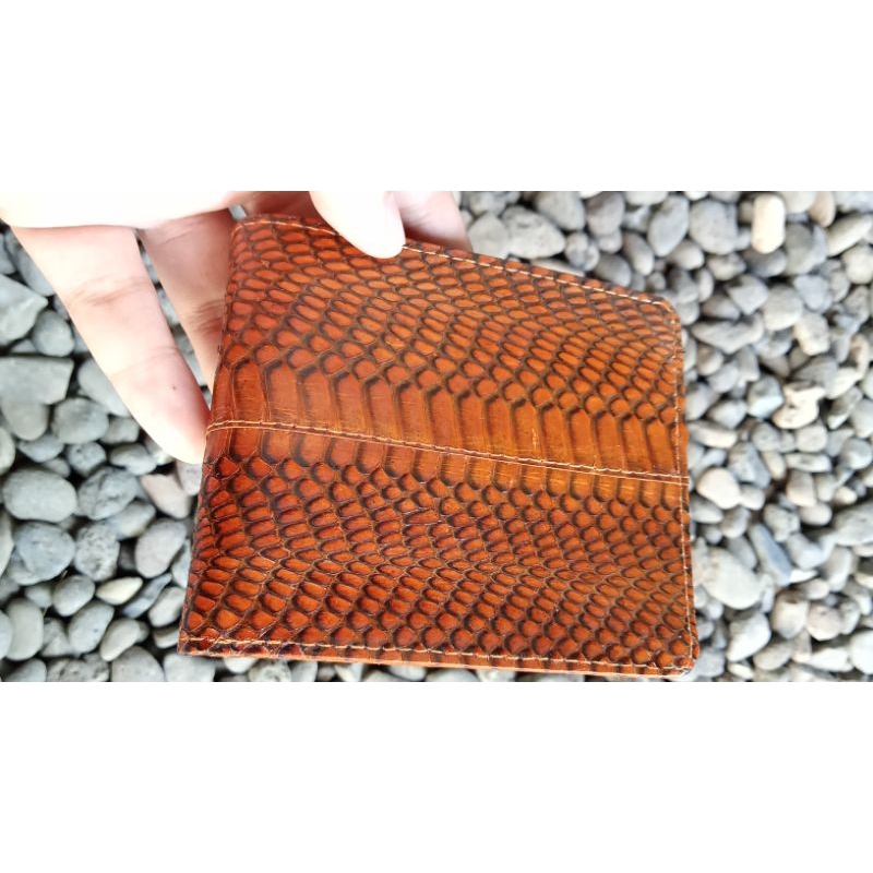 Dompet kulit ular asli