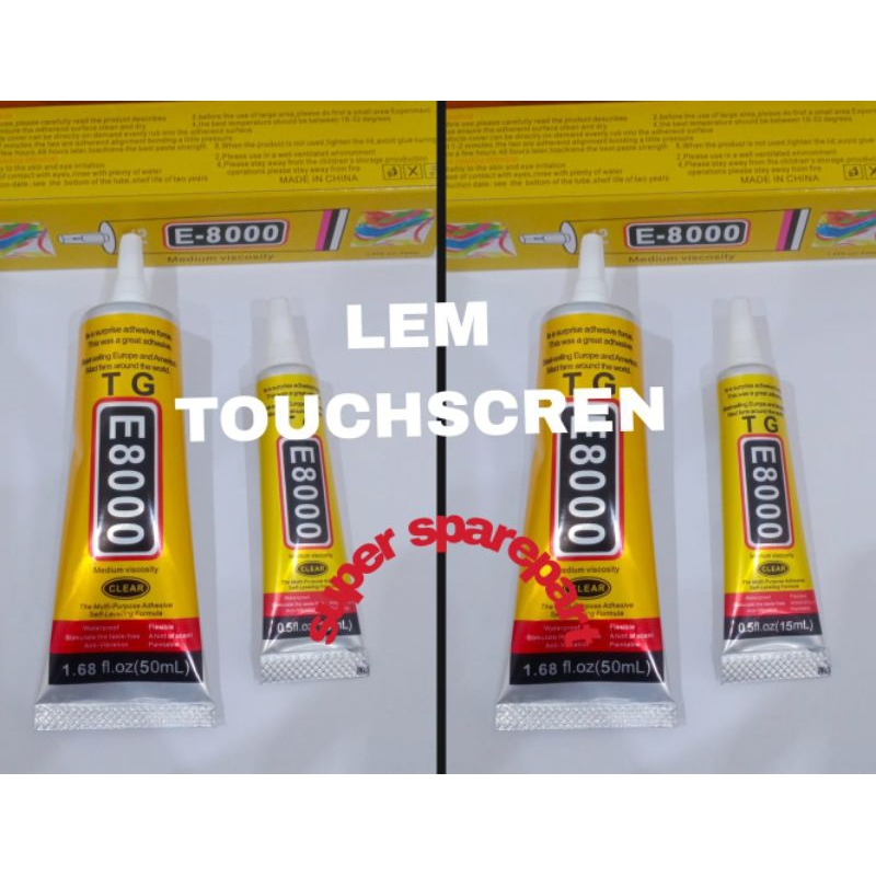 LEM TOUCHSCREEN/LCD/HP E8000 15ML/E8000 50ML