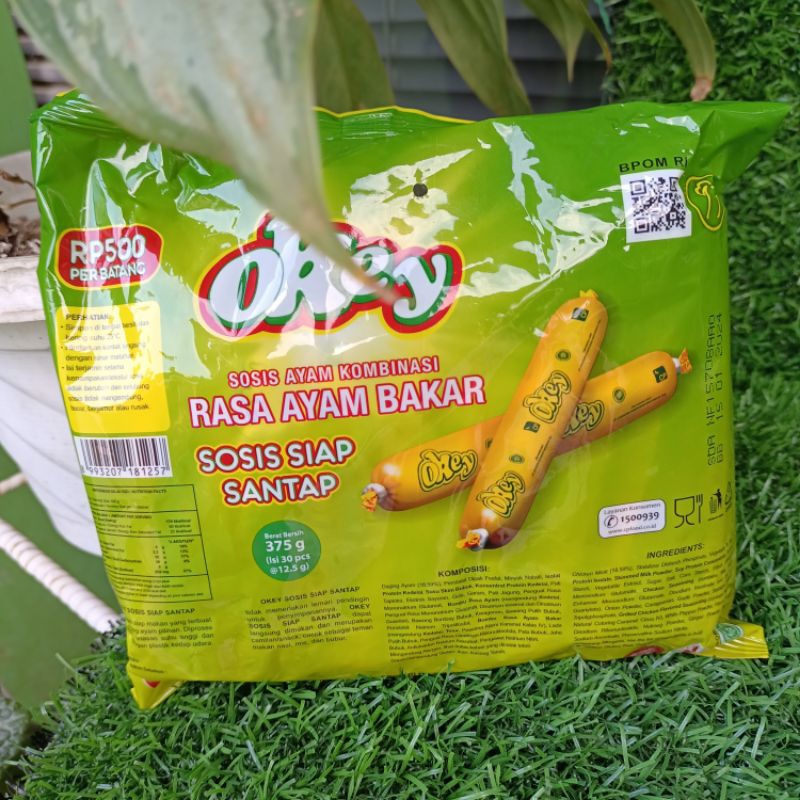 SOSIS OKEY SIAP MAKAN RASA AYAM ISI 30PCS