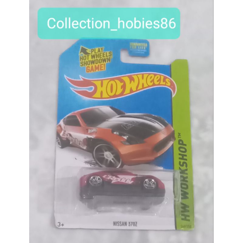 Hot wheels Nissan 370Z card lama