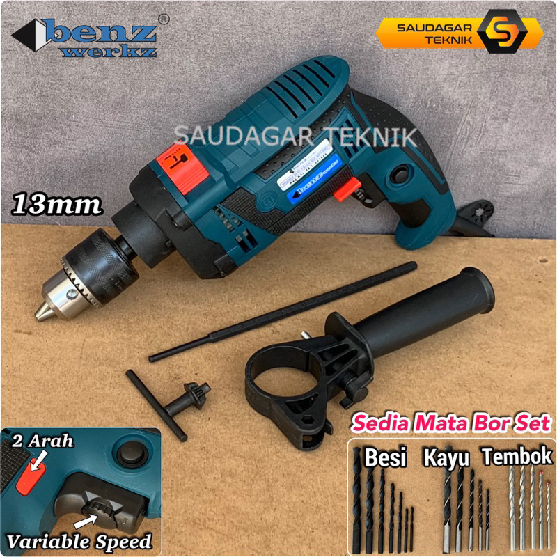 Mesin Bor Tembok Beton 13mm Benz Impact Drill 13 mm BENZ