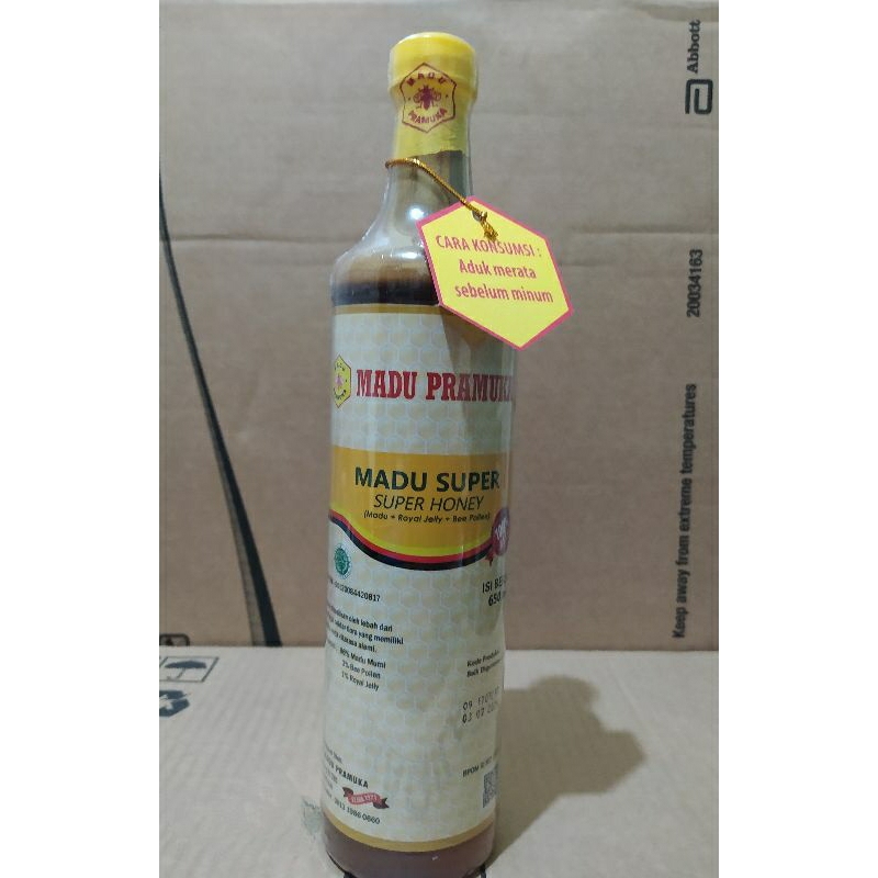 

Madu Pramuka Super 650ml ( Madu + Royal Jelly + Bee Pollen)