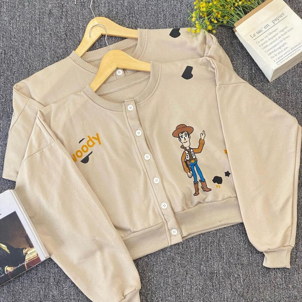 	 Jaket Hoodie Crop Zipper Wanita Oversize TOY STORY Hoodie Crop Ziper Wanita Murah Hodie Zipper Sweater Croptop Wanita Xxl Hoodie TOY STORY Wanita Fleece Tebal Hodie Resleting Korea Style	