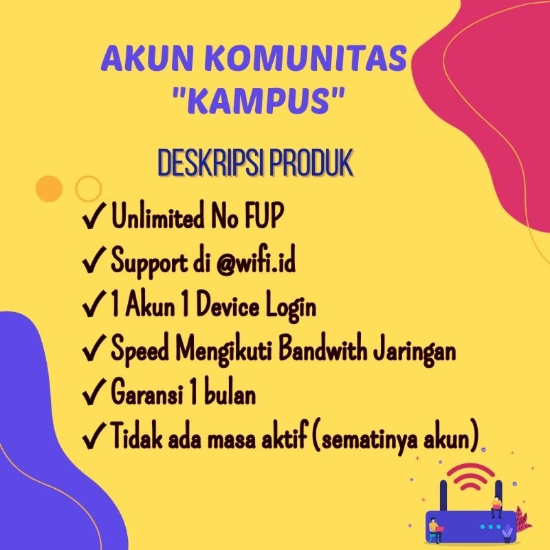 Voucher WiFi.id Komunitas Kampus