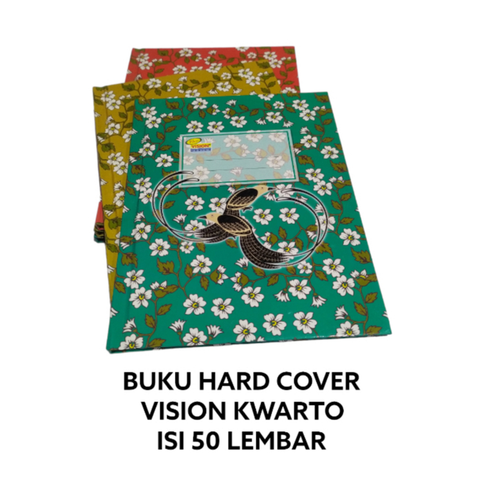 

BUKU HARD COVER VISION KWARTO ISI 50 LEMBAR