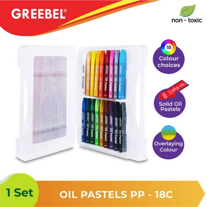 

Greebel crayon isi 18 warna