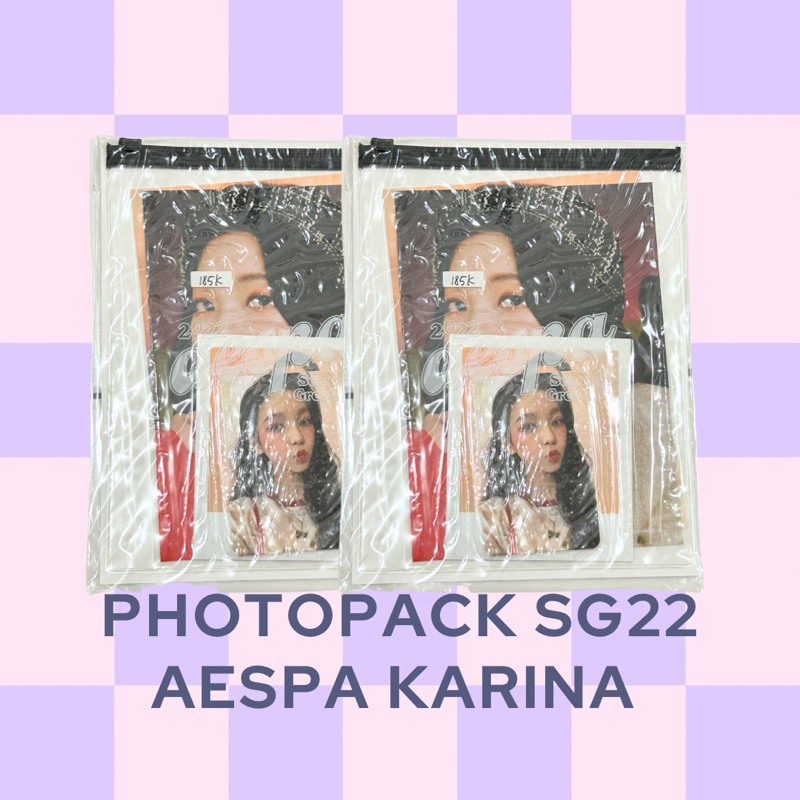PHOTOPACK KARINA SG22 AESPA SEALED