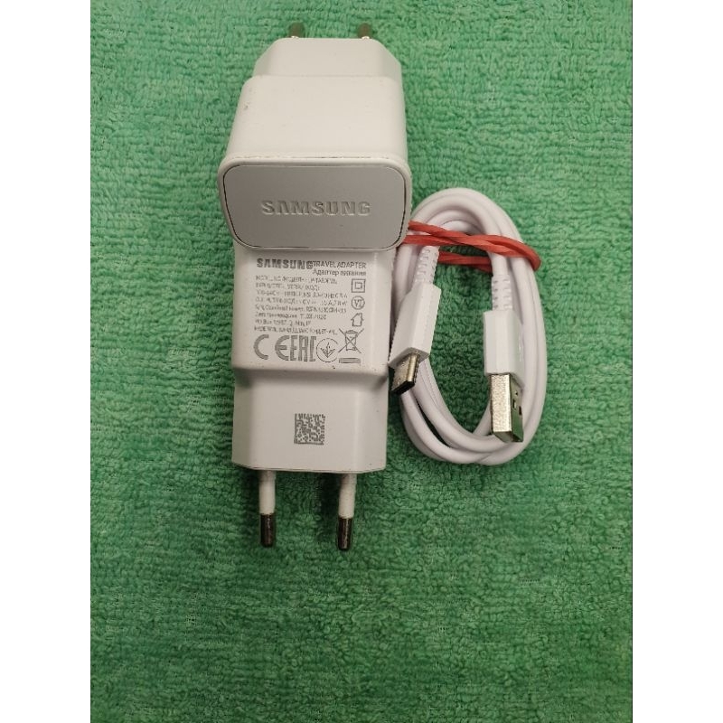 charger original cabutan hp samsung 1'55A 7.8W A02S A03S A04E dll barcode (kabel type C)