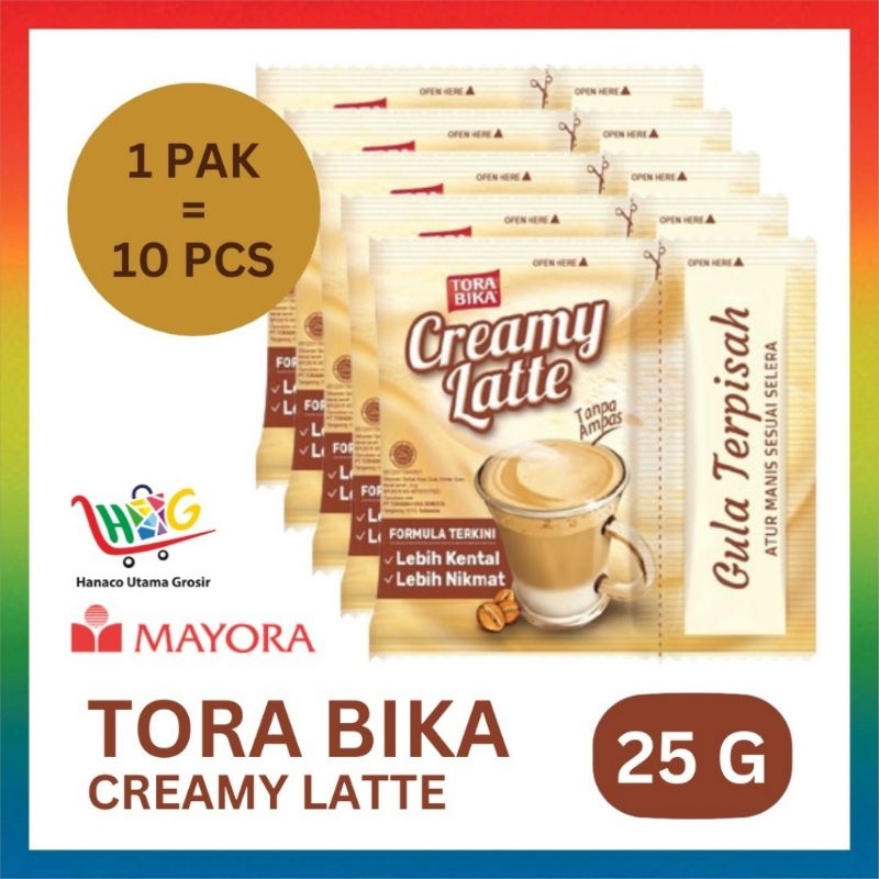 

TORABIKA CREAMY LATTE 1 RENCENG ISI 10 SACHET SESUAI DESKRIPSI