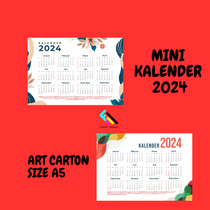 

GROSIR KALENDER MEJA 2024 UKURAN A5 - KALENDER PLANNER - KALENDER DINDING