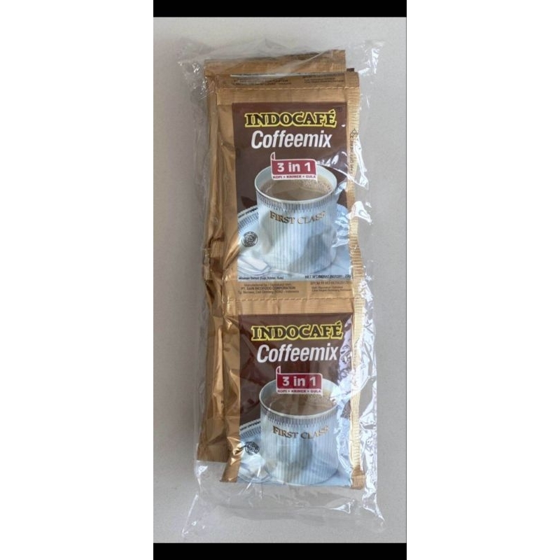 

kopi sachet Indocafe coffeemix rentengan