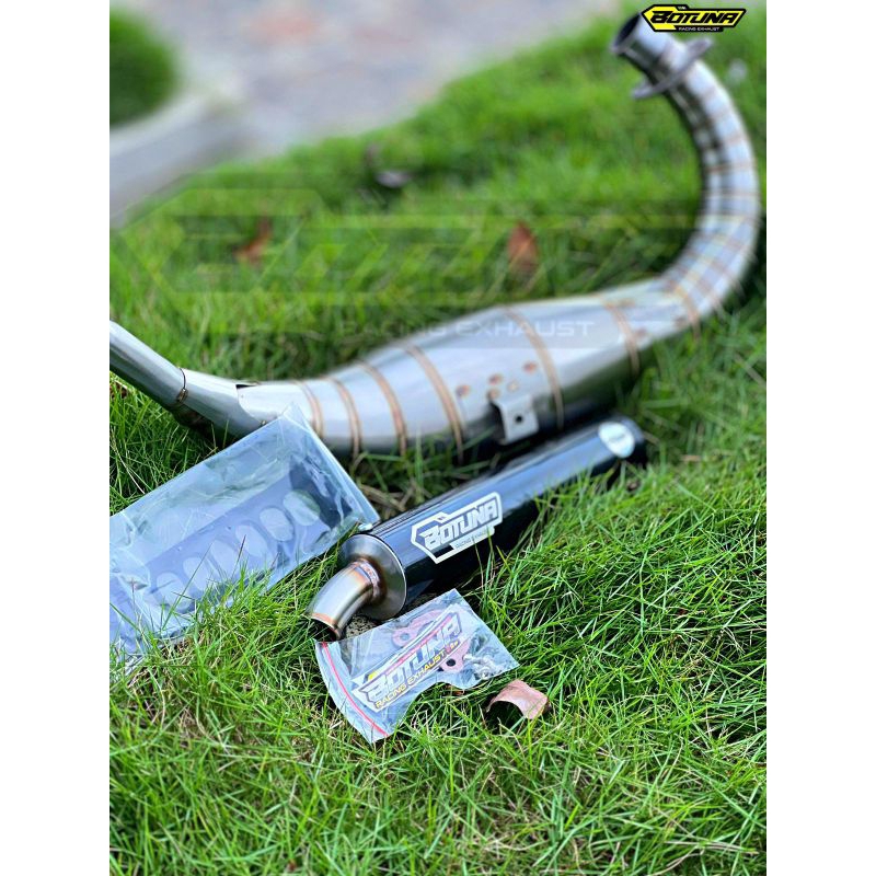 KNALPOT NINJA R RR SS ORIGINAL BOTUNA RACING EXHAUST TYPE C STAINLESS