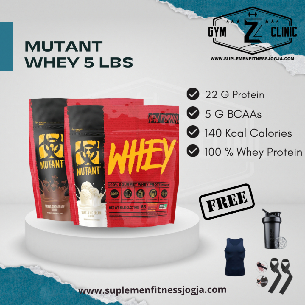 Mutant Whey 5 Lbs BPOM AOM Whey Protein