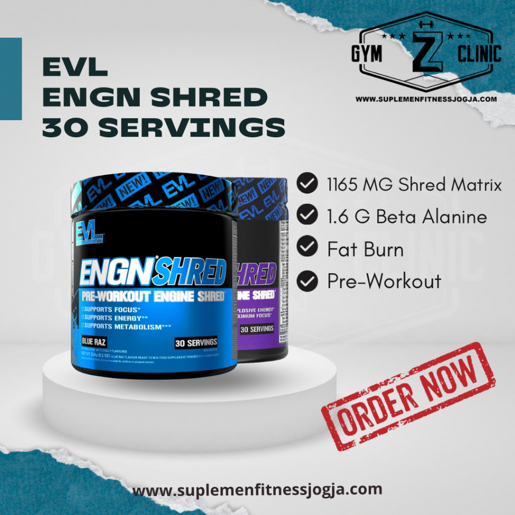 EVL Engn Shred 30 serving evlution engn shred pre workout fat burn