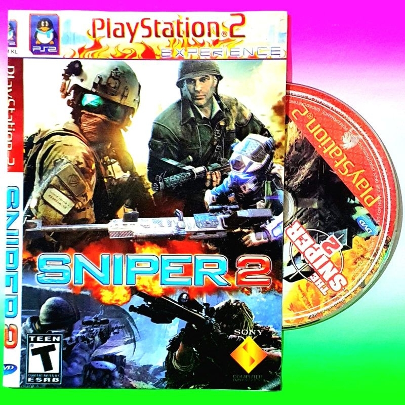 Kaset Cd Game Playstation2 Ps2 Sniper- Game Perang Ps2