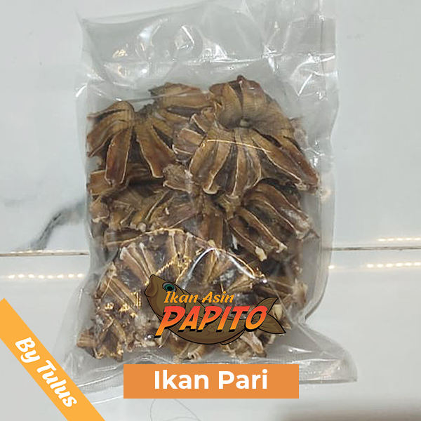 

IKAN ASIN PARI || 100 Gr