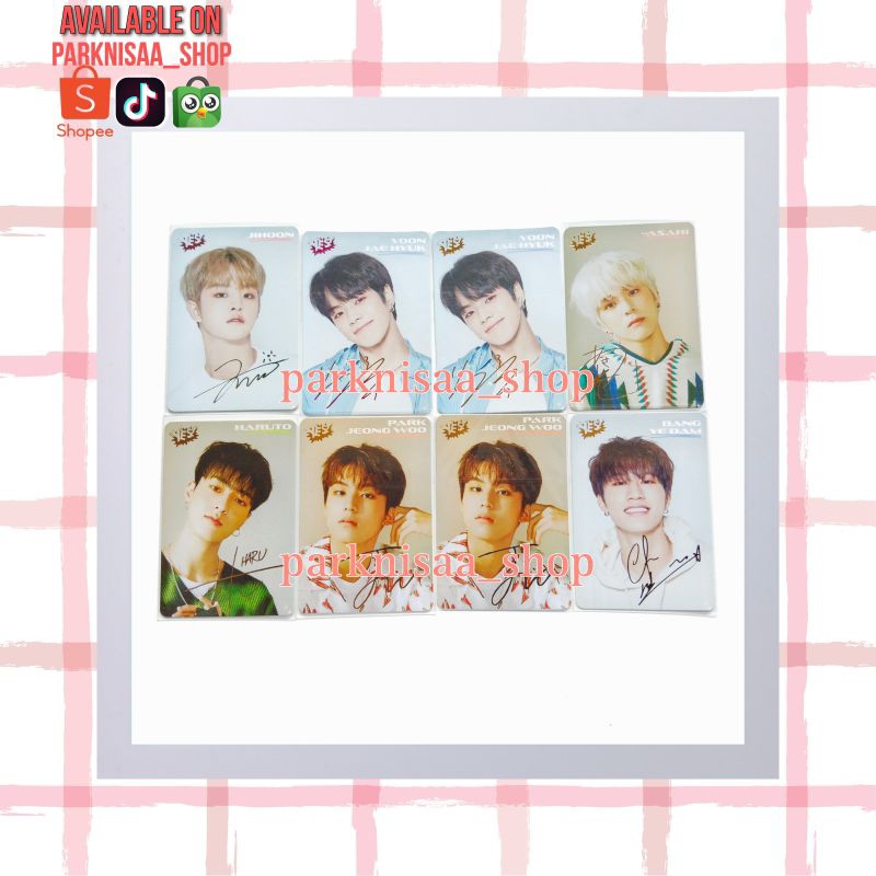 Photocard PC polaroid pola signed sign benefit yescard magazine Hongkong Bene yes HK treasure ch3 ch