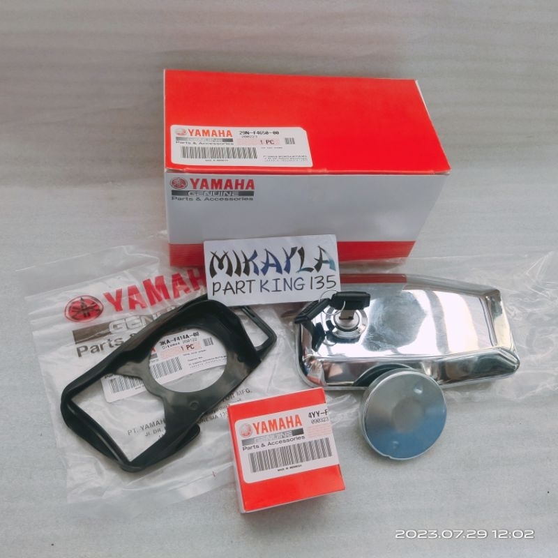 TUTUP TENGKI KUNCI TENGKI TANGKI YAMAHA RX KING ORI SET