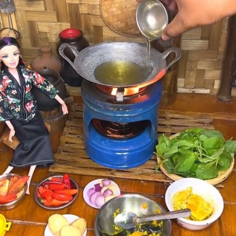 READY Mainan Masak masakan jadul bisa nyala mainan masak masakan anak kompor wajan oven mainan