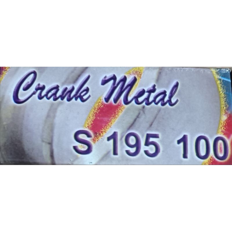 Crank Metal/Metal Duduk Mesin Diesel Dongfeng S195/1100 (12/16 PK) Oversize (100) Diamond Parts