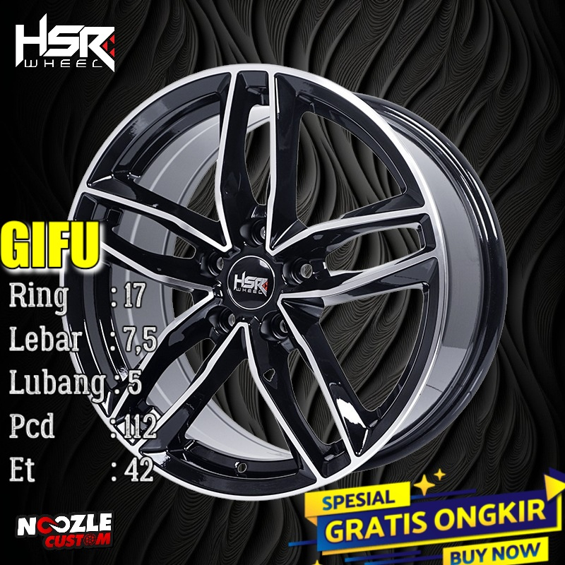 VELG MOBIL MERCY INNOVA RING 17 TYPE HSR GIFU PELEK MOBIL RING 17 BAUT 5