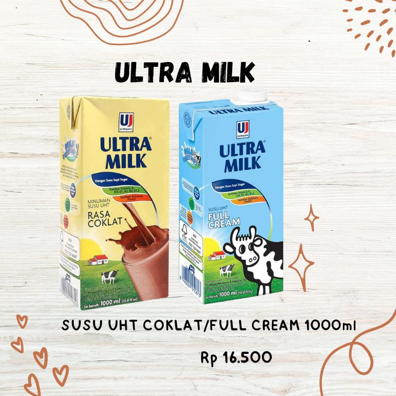

ULTRA MILK SUSU UHT PLAIN 1000ML