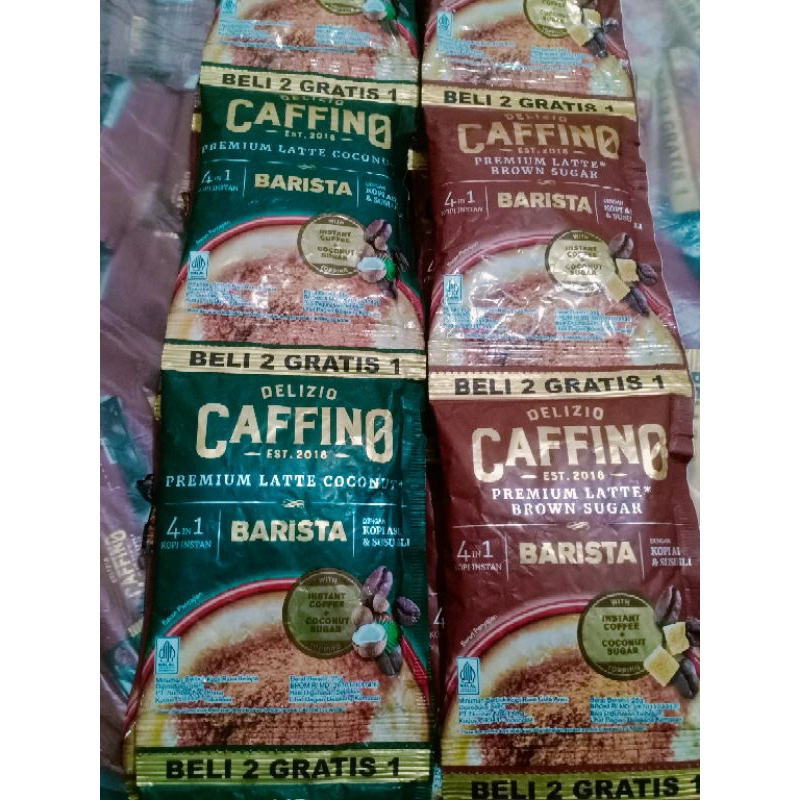 caffino barista 4 in 1.coconut brown sugar 15sachet