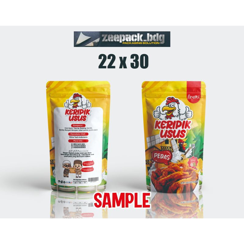 SAMPLE KEMASAN RANDOM STANDING POUCH 22X30