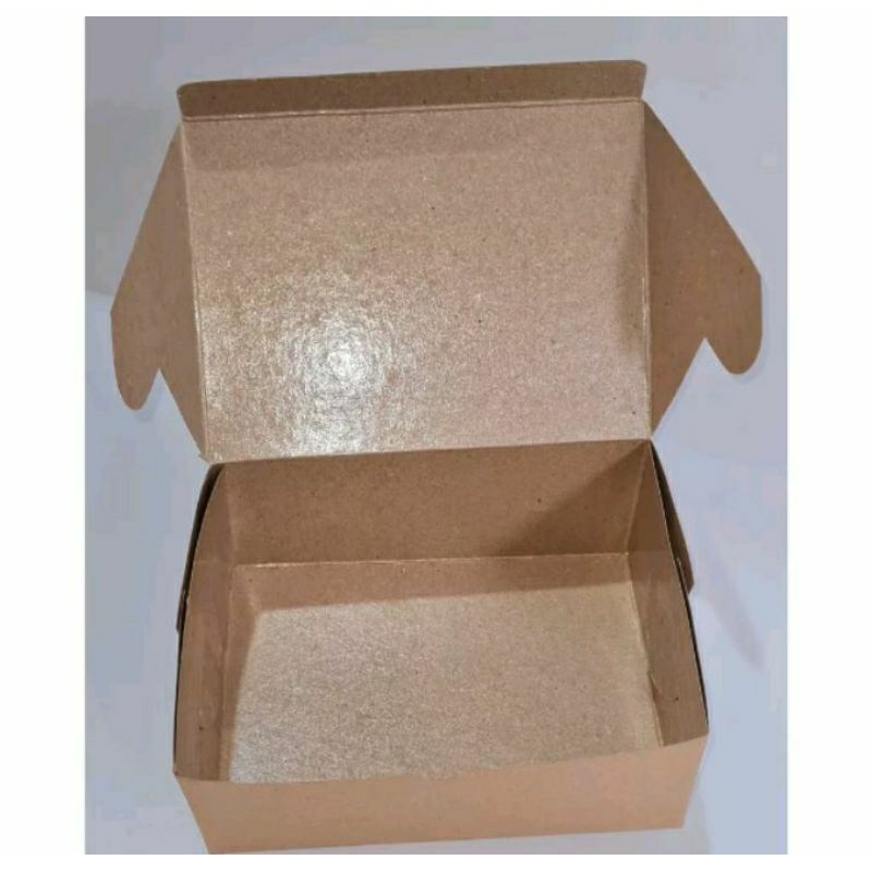 

Dus Snack Box Kraft Laminasi 12x16 Box Kotak Kue Roti Makanan 12x16