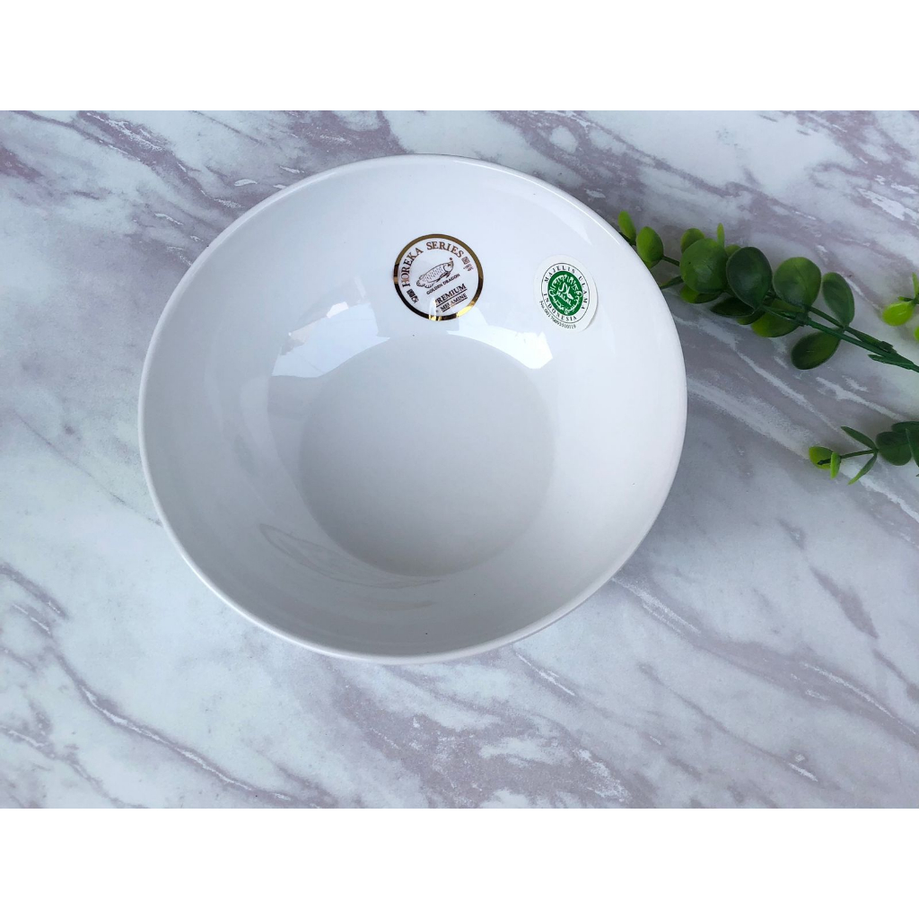 Mangkok salad dalam W7506 putih 6 inch Horeka melamin golden dragon