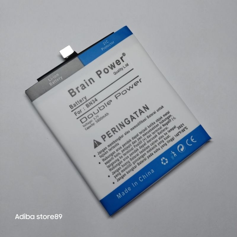 Baterai Batre Xiaomi BN34 Xiaomi Redmi 5A Double Power