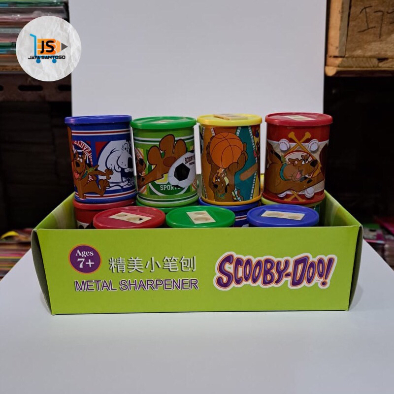 

Orotan Rautan Serutan Sharpener Pensil 2 Lubang Scooby Doo