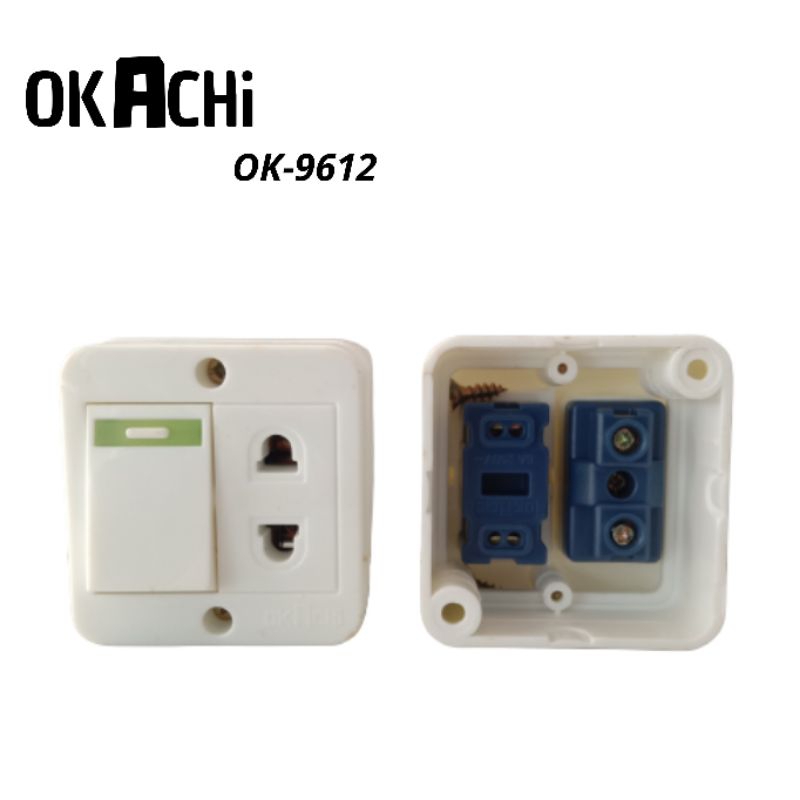 SAKLAR LAMPU OKACHI ARDE/ OKACHI/SAKLAR/saklar lampu okachi OK-9612