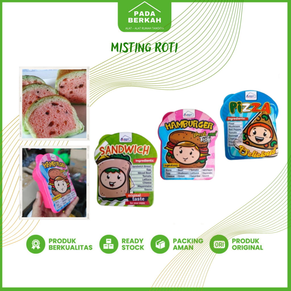 Tempat Bekal tempat Makan Misting Roti Misting Kecil MURAH MERIAH