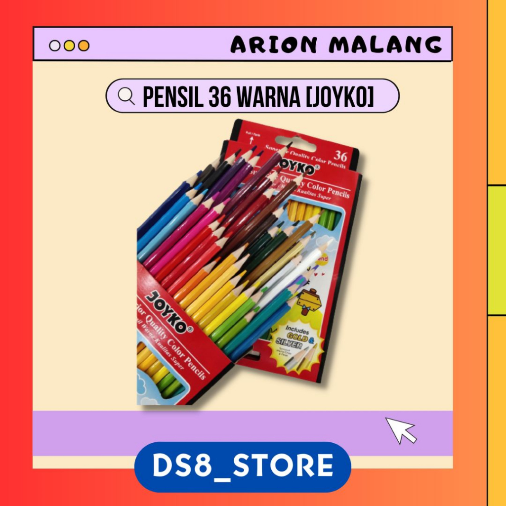

Pensil Warna 36 Warna CP-36PB JOYKO