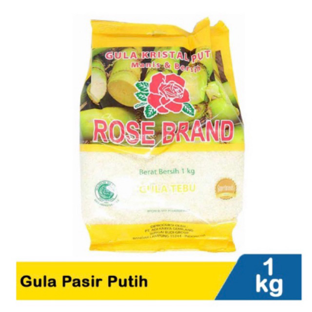 

gula pasir kuning rose brand
