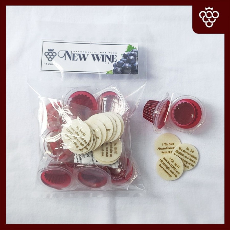 

Anggur Perjamuan Kudus Lite + Hosti Ayat Kecil Inggris - isi 10