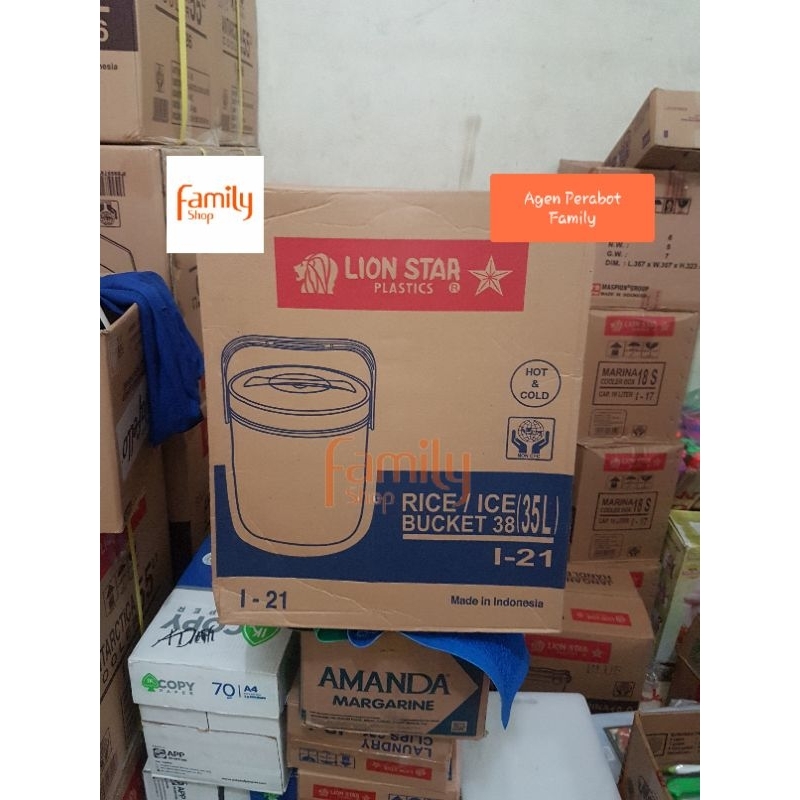 Termos Nasi Es Rice Bucket Ice Bucket Lion Star 38 Jumbo