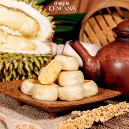 

Bakpia Kencana Oven Rasa Durian isi 20 Tanpa Vacum Oleh Oleh Khas Jogja Murah