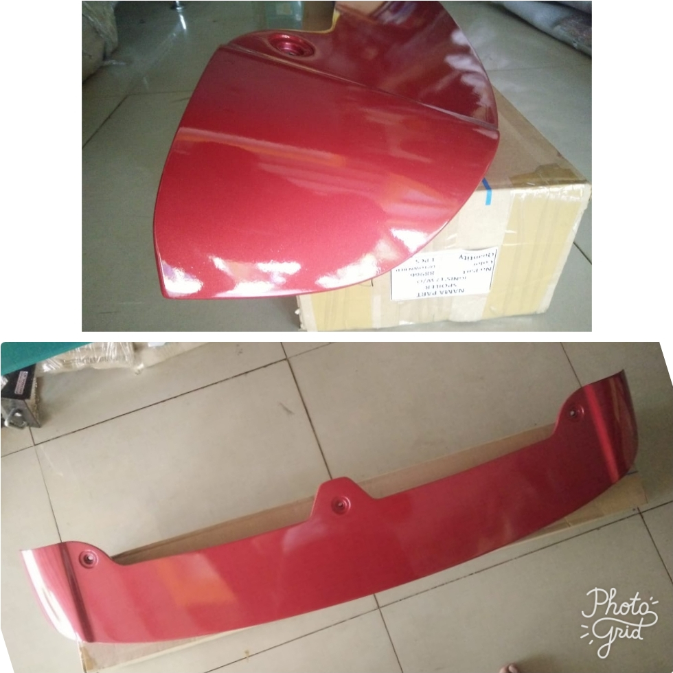 Spoiler apv plastik dengan lampu - Spoiler suzuki apv plastik warna BODY dengan lampu - Jual Spoiler