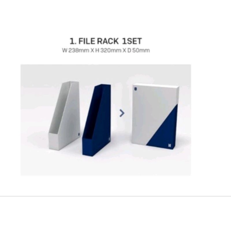 OUTBOX FILE RACK BTS MEMBERSHIP 2021