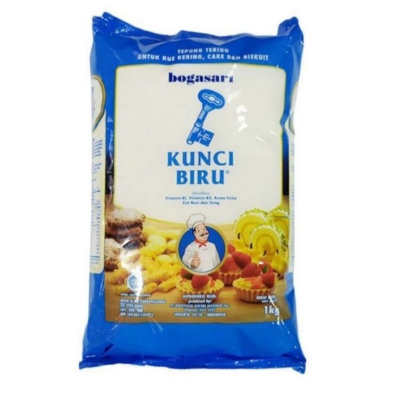 

tepung kunci biru premium