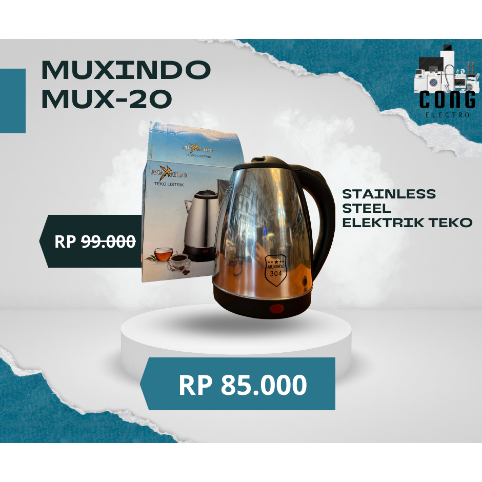 TEKO LISTRIK Electric MUXINDO MUX-20/ 2 Liter, 600 watt, 220-240 Volt